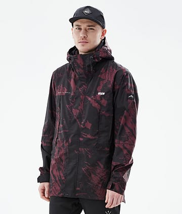 Dope Ranger Light Outdoor Jacket Paint Burgundy