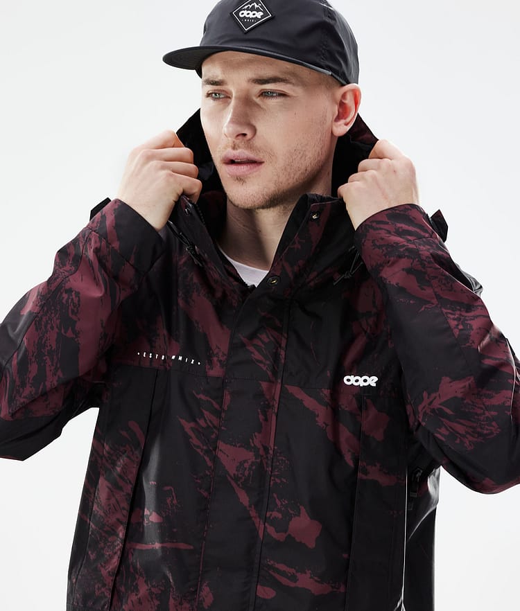 Dope Ranger Light Outdoor Jacket Men Paint Burgundy, Image 2 of 10