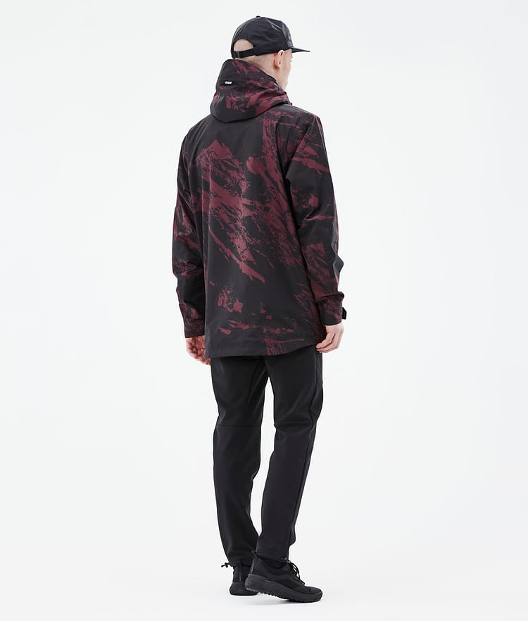 Dope Ranger Light Outdoor Jacket Men Paint Burgundy, Image 4 of 10
