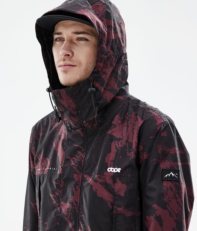 Dope Ranger Light Outdoor Jacket Men Paint Burgundy, Image 5 of 10