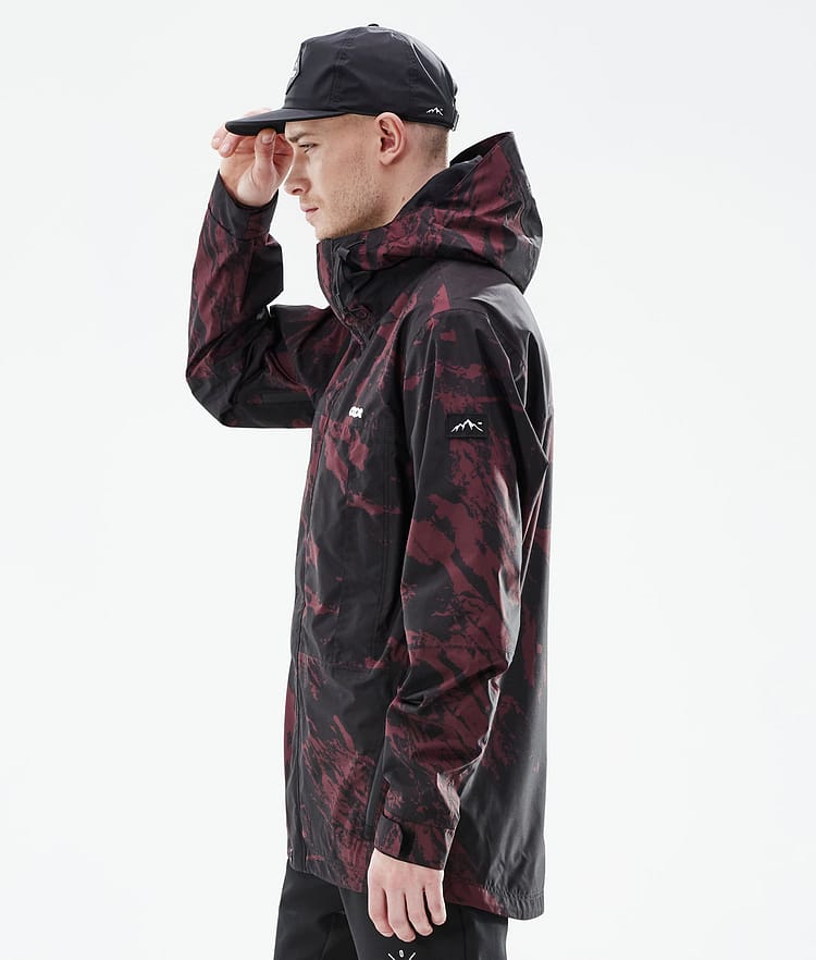 Dope Ranger Light Outdoor Jacket Men Paint Burgundy, Image 6 of 10