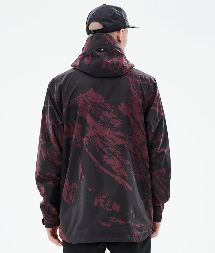 Dope Ranger Light Outdoor Jacket Men Paint Burgundy, Image 7 of 10