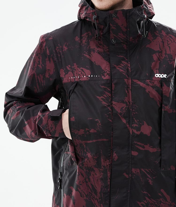 Dope Ranger Light Outdoor Jacket Men Paint Burgundy, Image 9 of 10