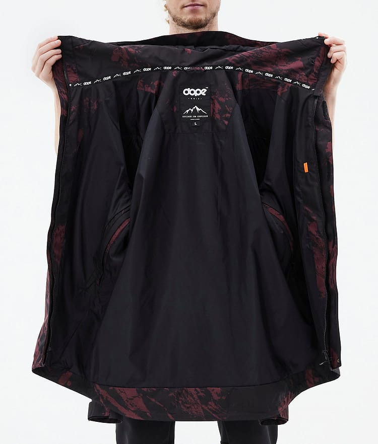 Dope Ranger Light Outdoor Jacket Men Paint Burgundy, Image 10 of 10