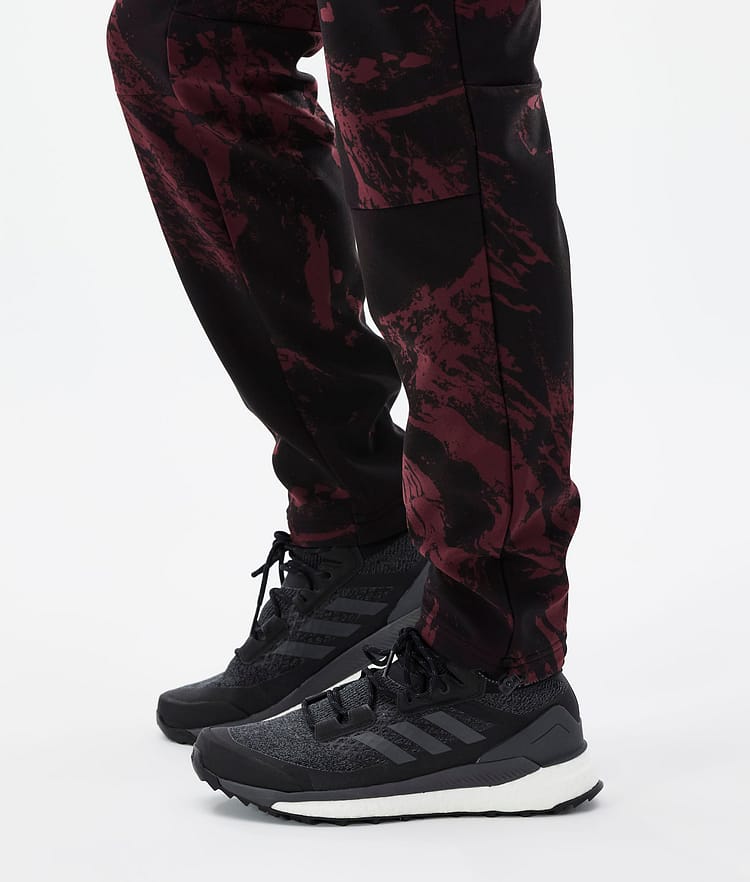 Dope Nomad Outdoor Pants Men Paint Burgundy, Image 7 of 9