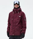 Dope Adept Snowboard Jacket Men Burgundy