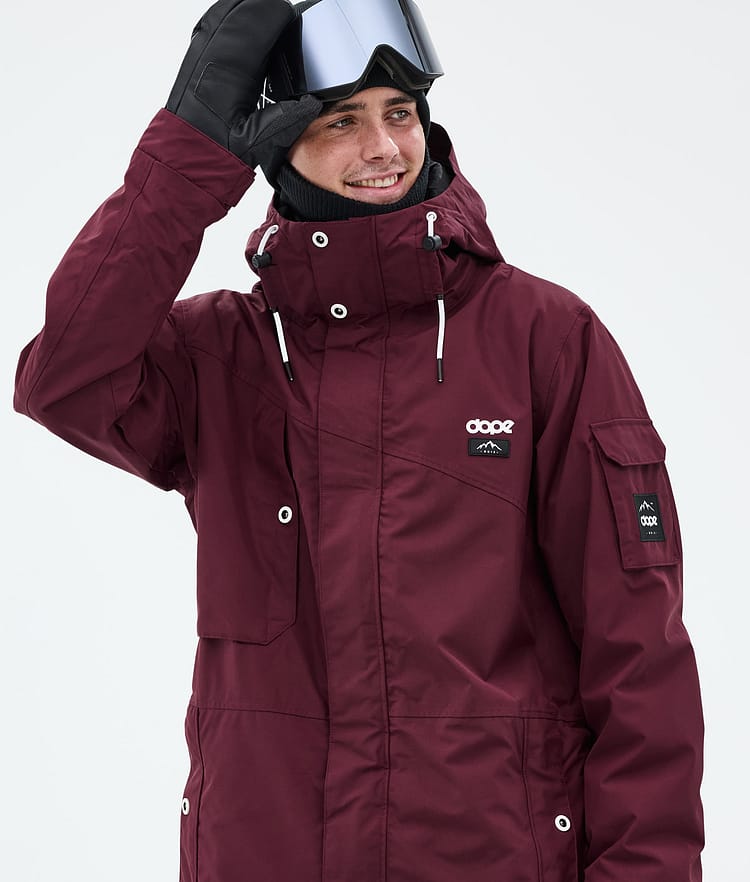 Dope Adept Snowboard Jacket Men Burgundy, Image 2 of 10
