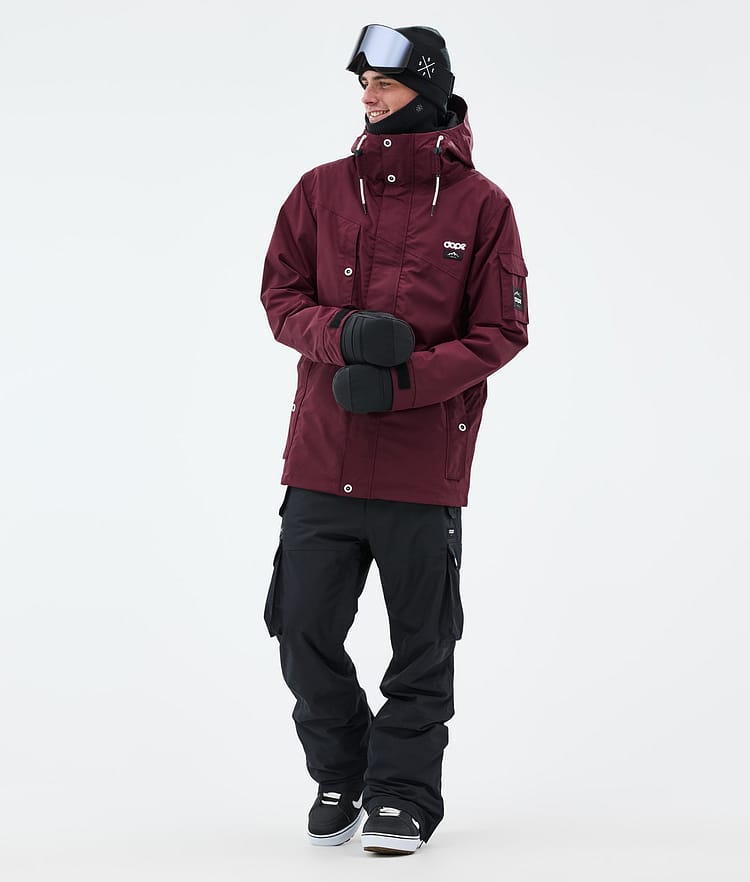 Dope Adept Snowboard Jacket Men Burgundy, Image 3 of 10