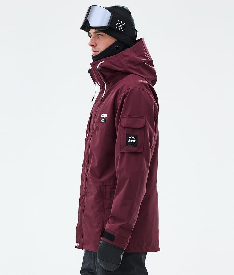 Dope Adept Snowboard Jacket Men Burgundy, Image 6 of 10