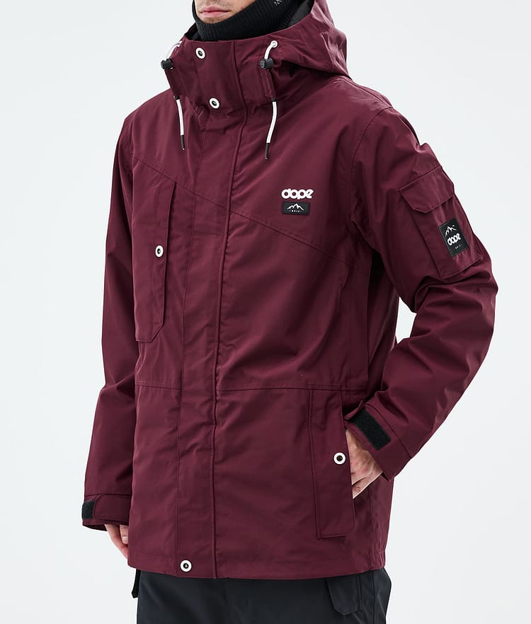 Dope Adept Snowboard Jacket Men Burgundy, Image 8 of 10