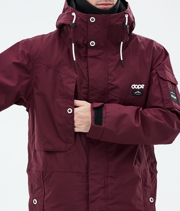 Dope Adept Snowboard Jacket Men Burgundy, Image 9 of 10