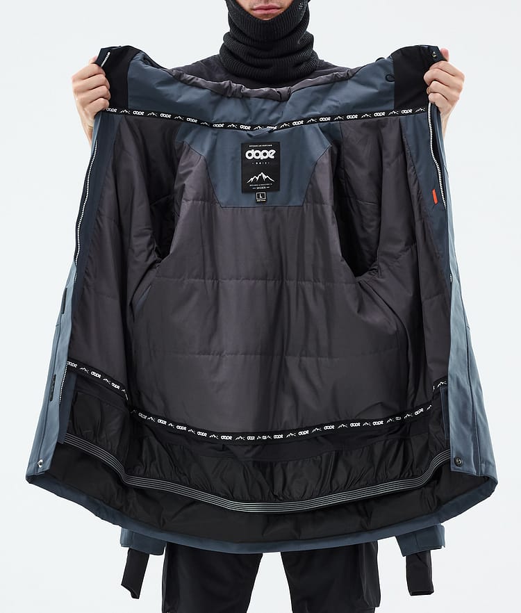 Dope Adept Ski Jacket Men Metal Blue, Image 9 of 9
