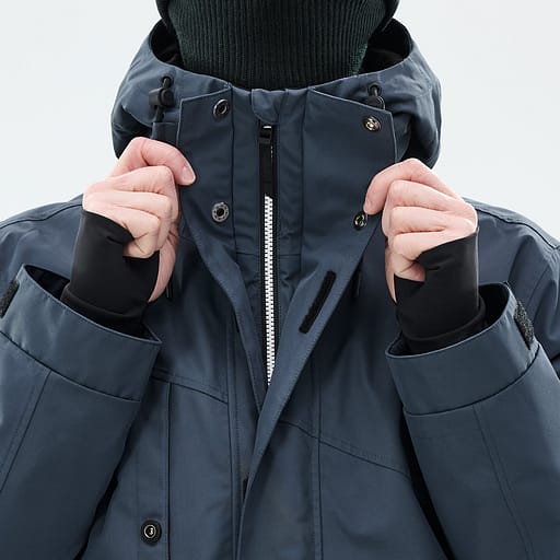 Front Zipper with Double Plackets