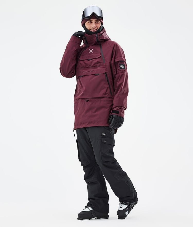 Dope Akin Giacca Sci Uomo Burgundy, Image 3 of 9
