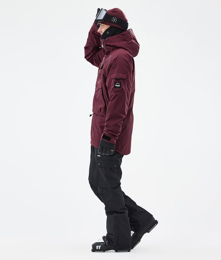 Dope Akin Giacca Sci Uomo Burgundy, Image 4 of 9