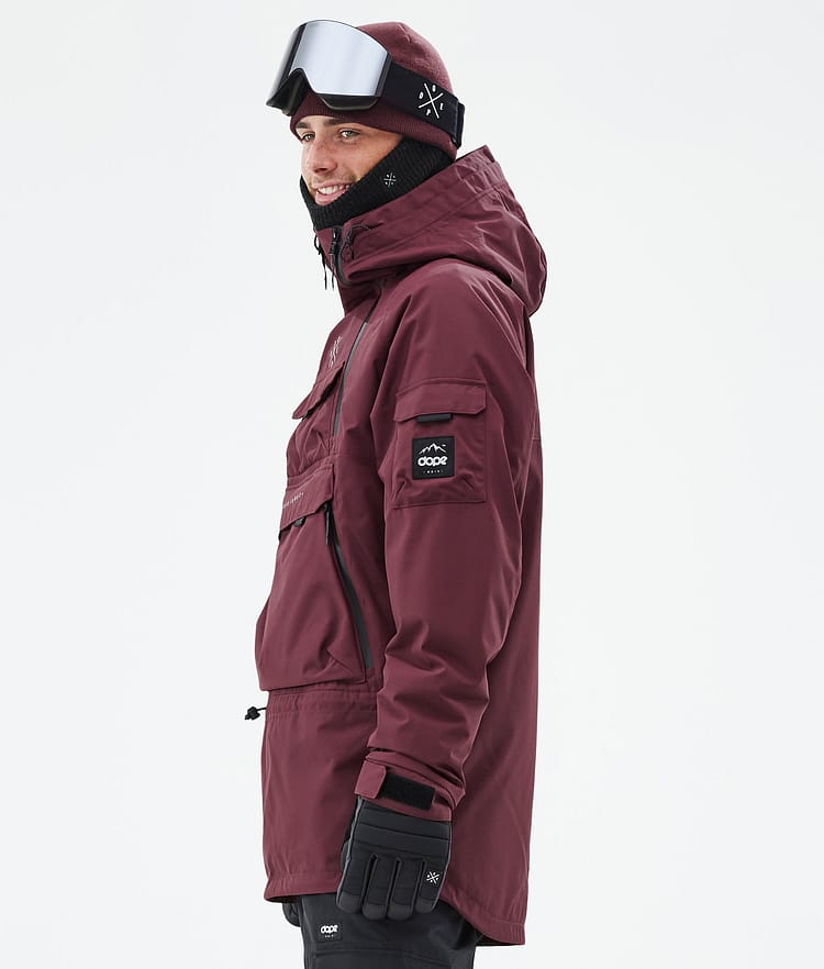 Dope Akin Giacca Sci Uomo Burgundy, Image 6 of 9