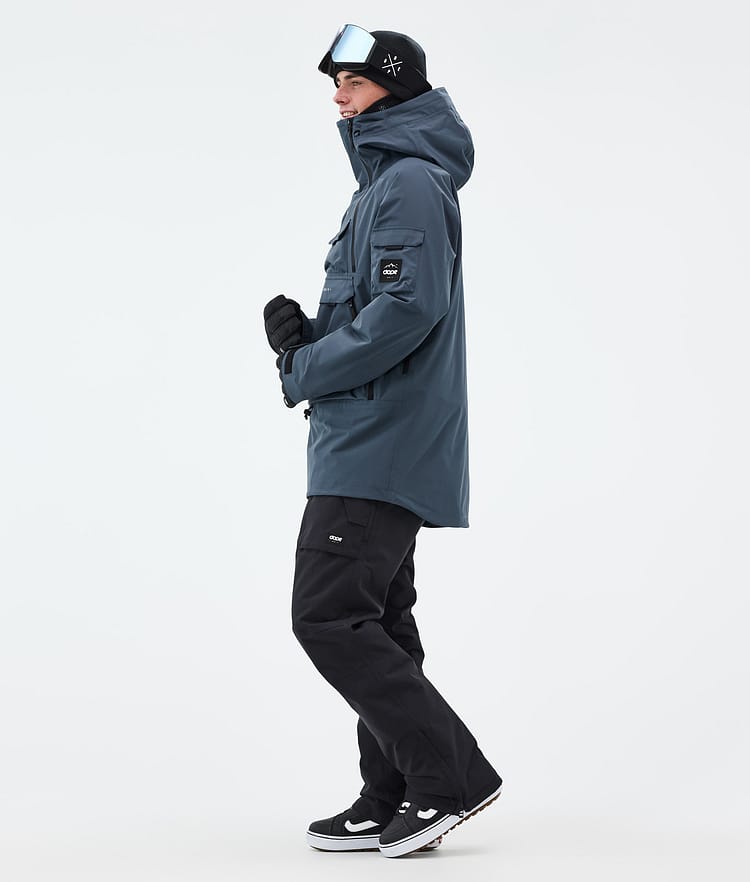Dope Akin Snowboard Jacket Men Metal Blue, Image 3 of 9