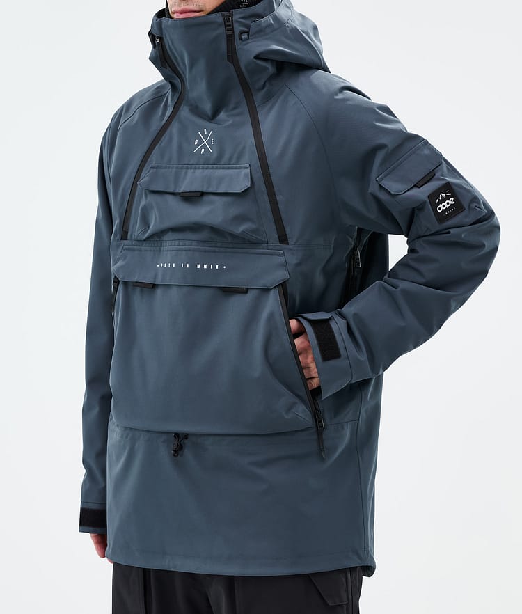 Dope Akin Ski Jacket Men Metal Blue, Image 7 of 9
