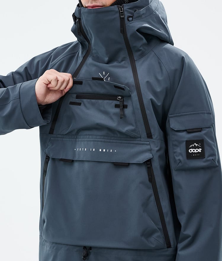 Dope Akin Snowboard Jacket Men Metal Blue, Image 9 of 9