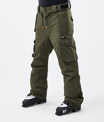 Dope Iconic Ski Pants Olive Green