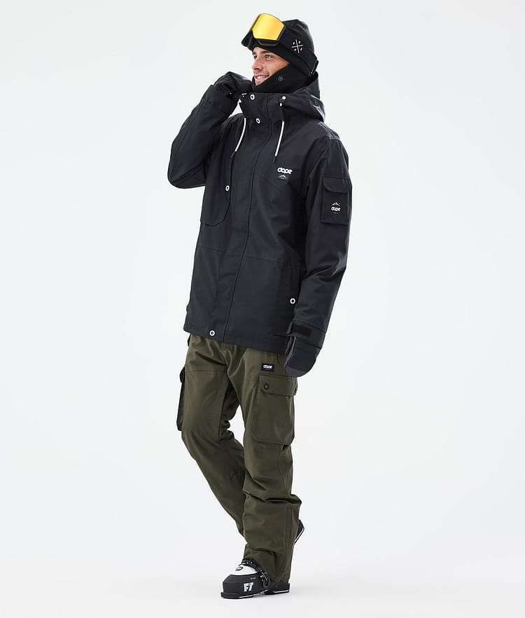 Dope Iconic Ski Pants Men Olive Green, Image 2 of 7