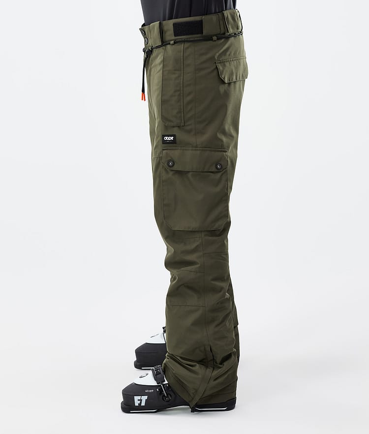 Dope Iconic Ski Pants Men Olive Green, Image 3 of 7