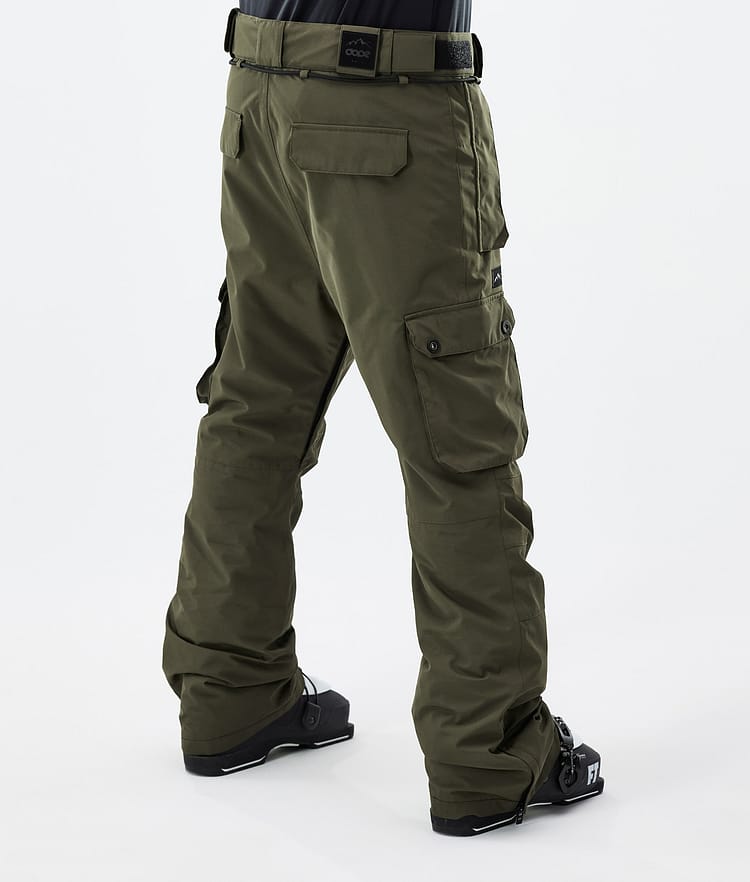 Dope Iconic Ski Pants Men Olive Green, Image 4 of 7