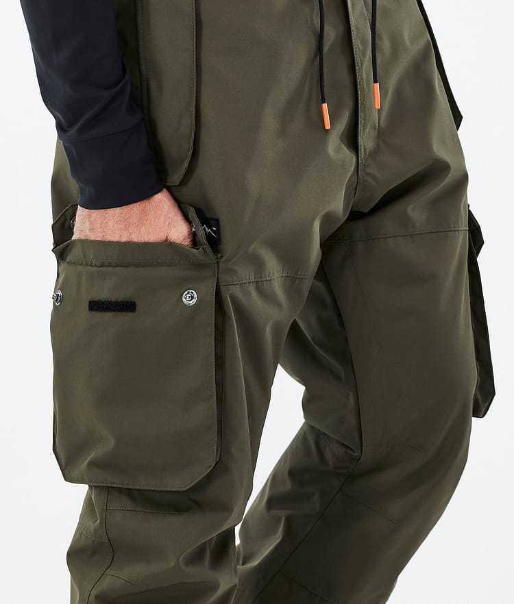Dope Iconic Ski Pants Men Olive Green, Image 6 of 7