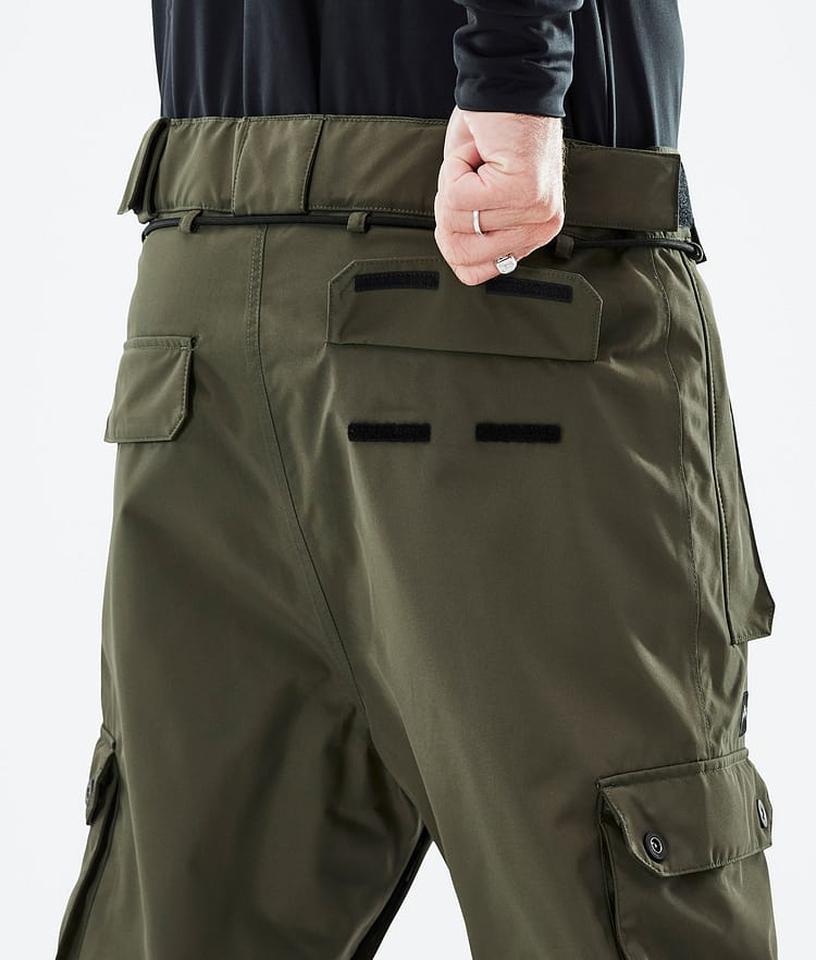 Dope Iconic Ski Pants Men Olive Green, Image 7 of 7