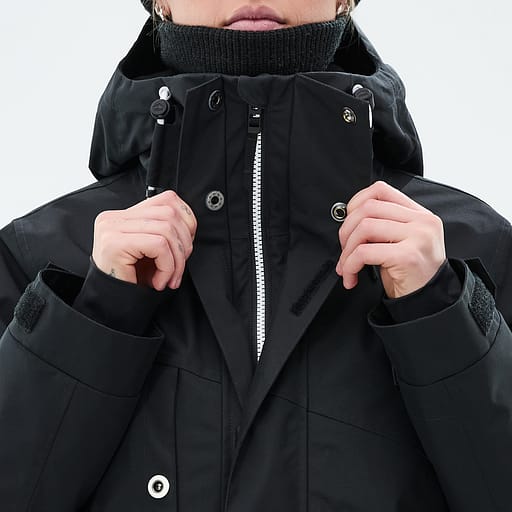Front Zipper with Double Plackets