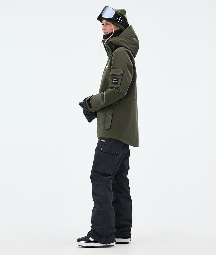 Dope Adept W Snowboard Jacket Women Olive Green, Image 3 of 9