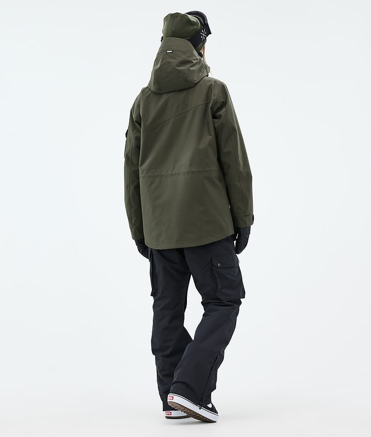 Dope Adept W Snowboard Jacket Women Olive Green, Image 4 of 9