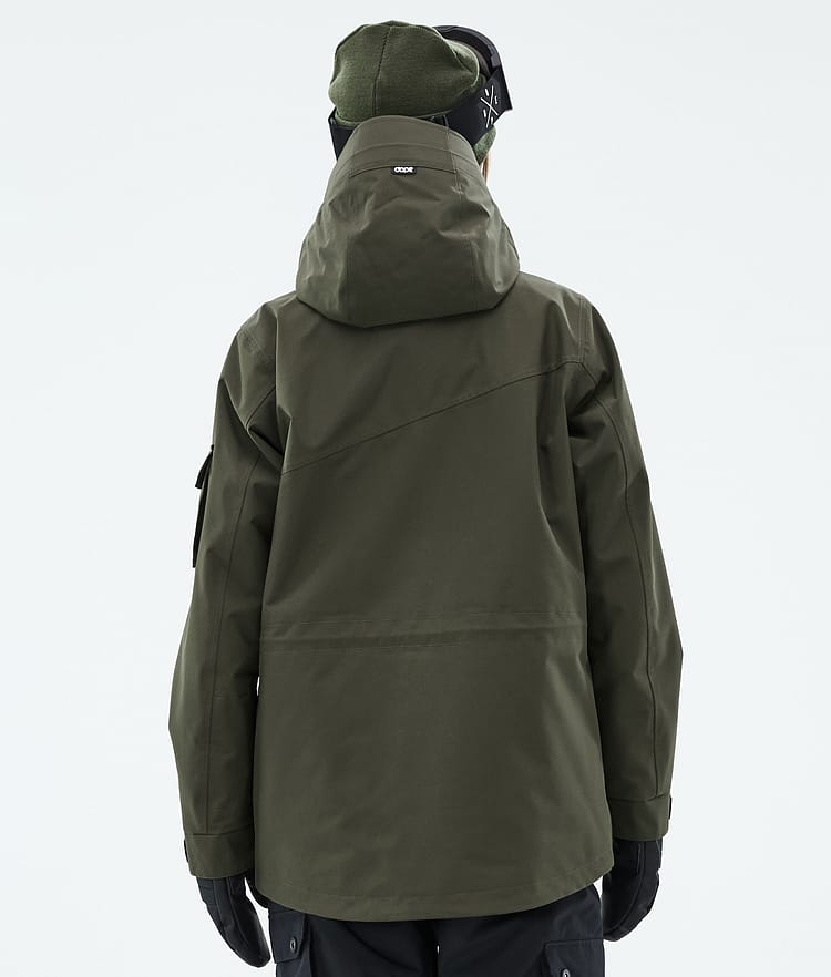 Dope Adept W Snowboard Jacket Women Olive Green, Image 6 of 9