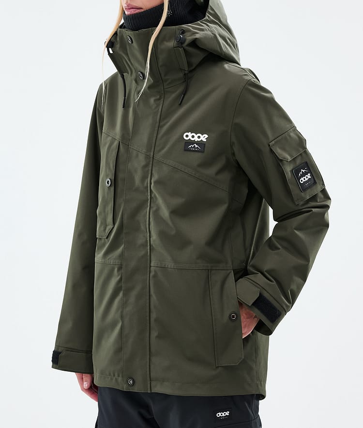 Dope Adept W Ski Jacket Women Olive Green, Image 7 of 9