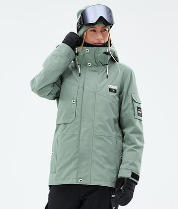 Dope Adept W Snowboard Jacket Faded Green Renewed
