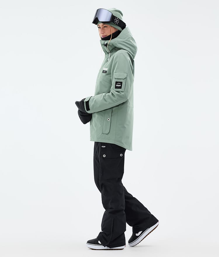 Dope Adept W Snowboard Jacket Women Faded Green, Image 3 of 9