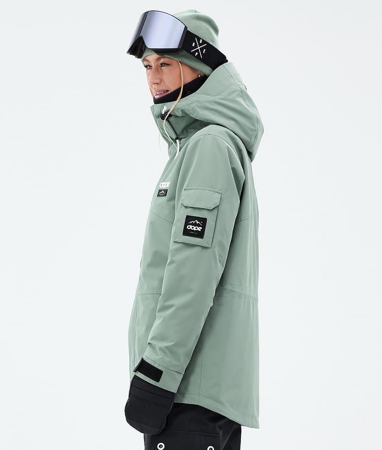 Dope Adept W Snowboard Jacket Women Faded Green, Image 5 of 9