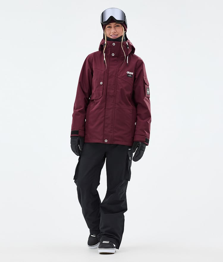 Dope Adept W Snowboard Jacket Women Burgundy, Image 2 of 9