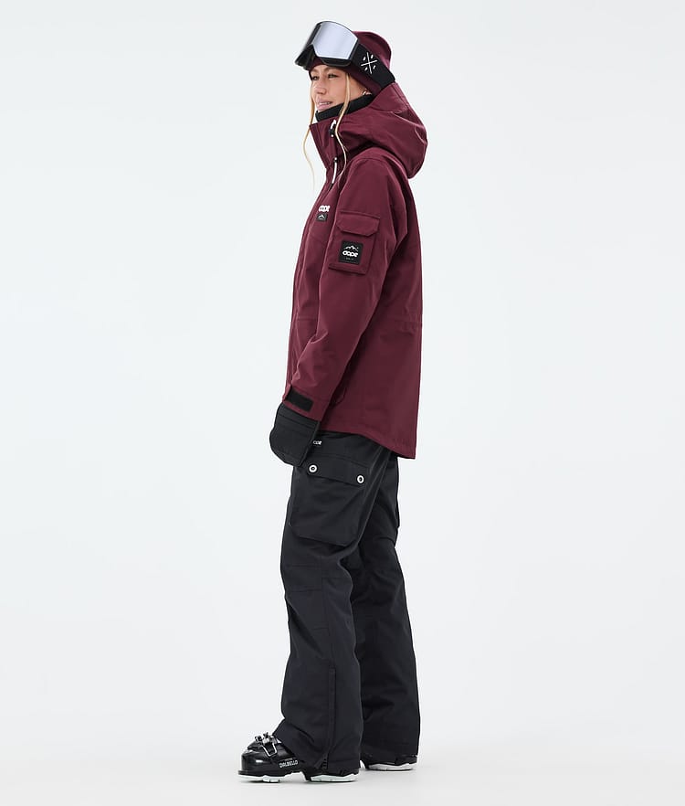 Dope Adept W Giacca Sci Donna Burgundy, Image 3 of 9