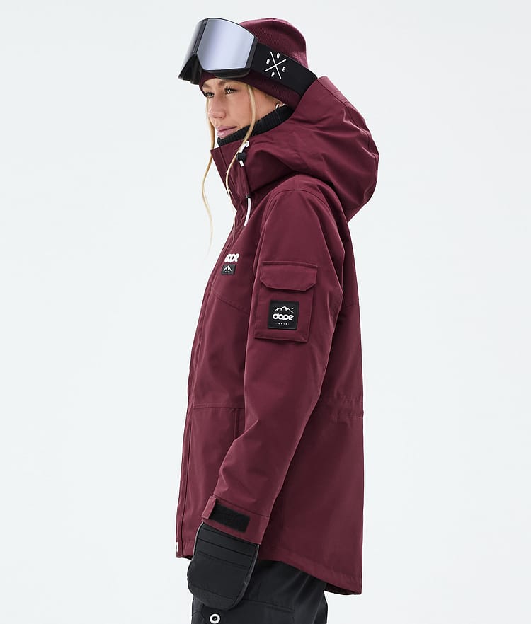 Dope Adept W Snowboard Jacket Women Burgundy, Image 5 of 9