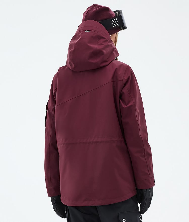 Dope Adept W Snowboard Jacket Women Burgundy, Image 6 of 9