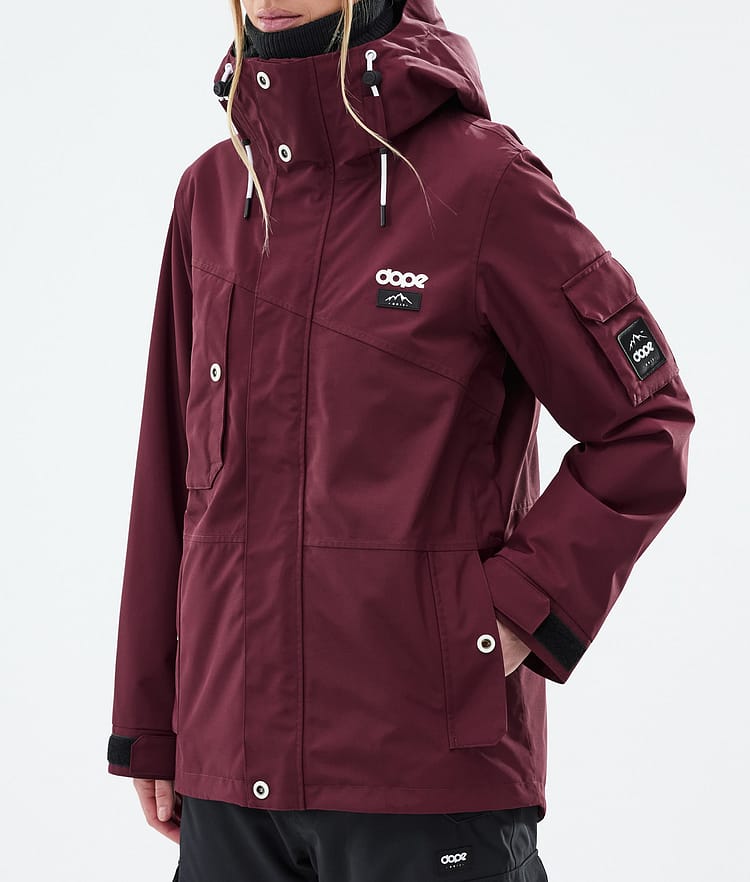 Dope Adept W Snowboard Jacket Women Burgundy, Image 7 of 9