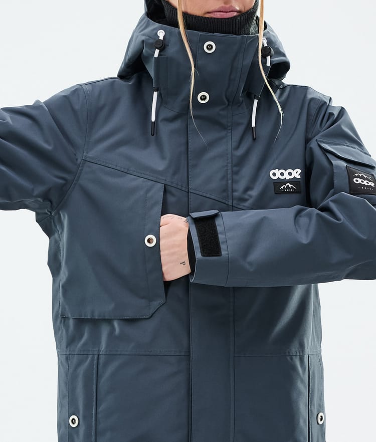 Dope Adept W Ski Jacket Women Metal Blue, Image 8 of 9