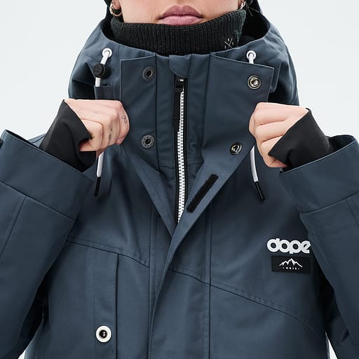 Front Zipper with Double Plackets