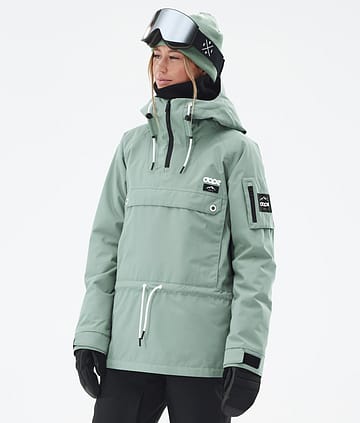 Annok W Snowboard Jacket Faded Green