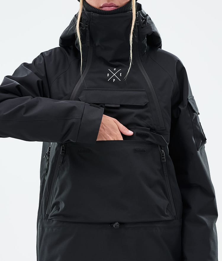 Dope Akin W Giacca Snowboard Donna Black, Image 8 of 9