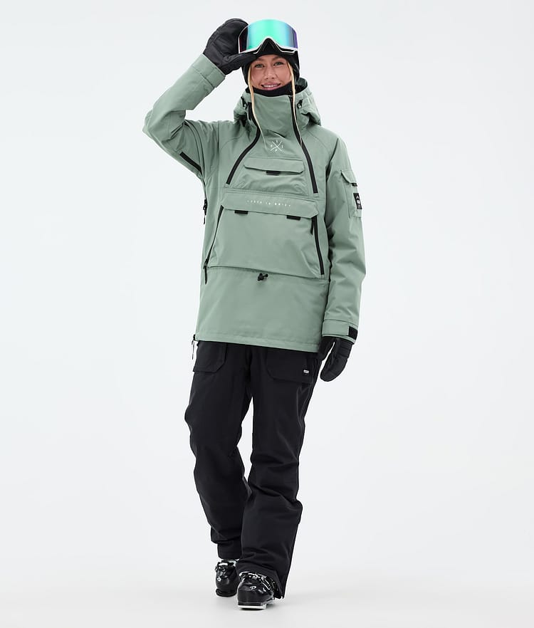 Dope Akin W Giacca Sci Donna Faded Green, Image 2 of 9