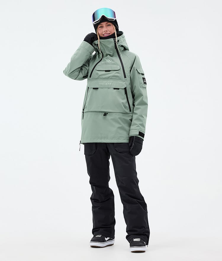 Dope Akin W Snowboard Jacket Women Faded Green, Image 2 of 9
