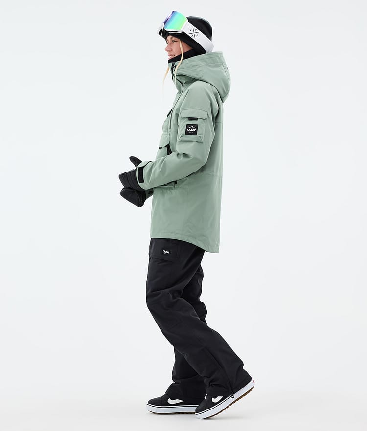 Dope Akin W Snowboard Jacket Women Faded Green, Image 3 of 9