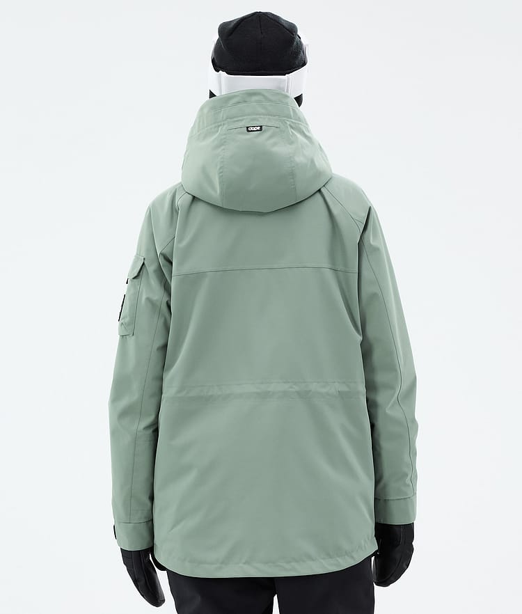 Dope Akin W Snowboard Jacket Women Faded Green, Image 6 of 9